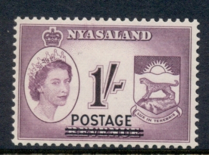 Nyasaland-1963-Revenue-Opt-Postage-1-MLH