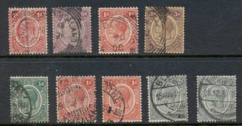 Nyasaland-Protectorate-1908-on-Assorted-Oddments-FU