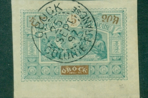 Obock 1894 Somali Warriors 5c