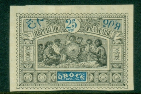 Obock 1894 Somali Warriors 25c