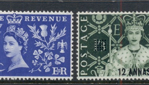 Oman-1953-QEII-Coronation-Opt-MUH