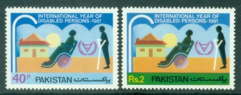 Pakistan-1981-International-Year-for-Disabled-Persons-MUH