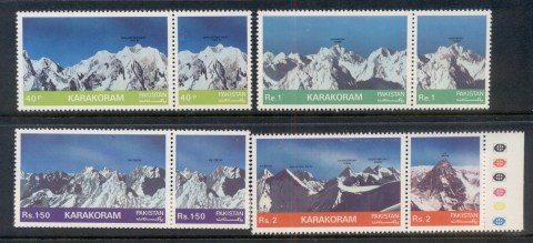 Pakistan-1981-Mountain-Ranges-Peaks