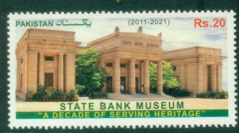 Pakistan-2021-The-10th-Anniversary-of-the-State-Bank-Museum-MUH