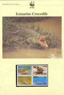 Palau-1994 WWF Estuarine Crocodile