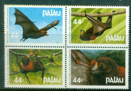 Palau-1987-Airmail-Palau-Fruit-Bat-MUH