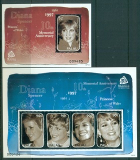 Palau-2007-Princess-Diana-in-Memoriam-10th-Anniversary-2xMS-MUH