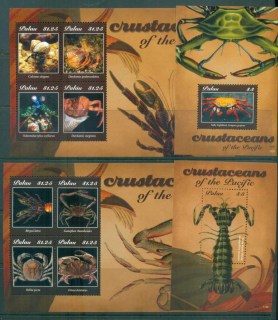 Palau-2011-Crustaceans-of-the-Pacific-4xMS-MUH-lot81420