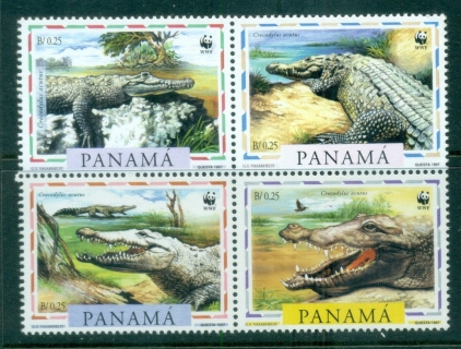 Panama-1997 WWF American Crocodile