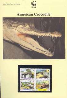 Panama-1997 WWF American Crocodile