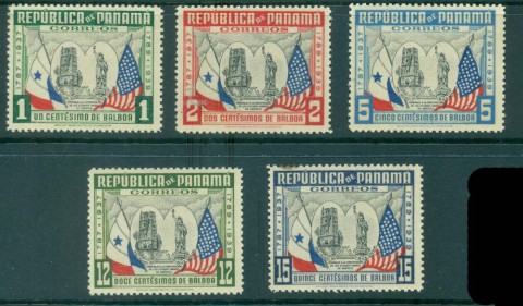 Panama-1938-Flags-to-15c-15c-small-stain-MUH-lot31768