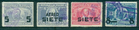 Panama-1940-Airmail-Opt-FU-lot31794