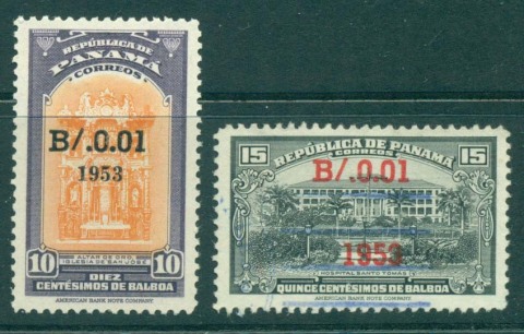 Panama-1953-1c-Surch-SC387