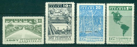 Panama-1957-Pan-American-Highway-Congress-MUH-lot31783