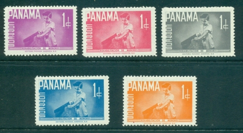 Panama-1961-Boy-with-Hand-saw-MLH-lot35506