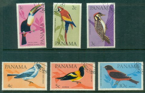 Panama-1965-Birds-CTO