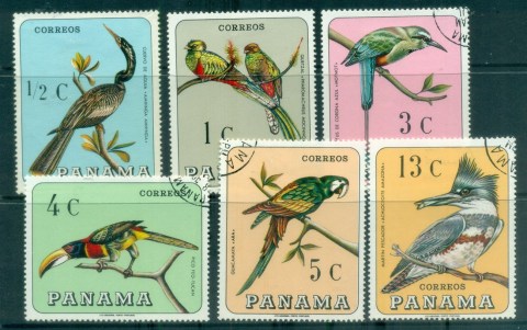 Panama-1967-Birds-CTO