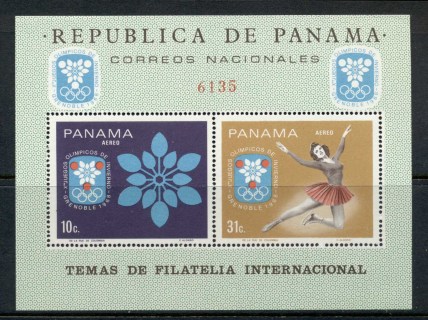 Panama-1967-Winter-Olympics-Grenoble-MS-MUH