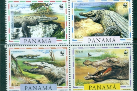 Panama-1997 WWF American Crocodile