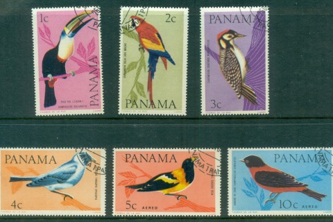 Panama-1965-Birds-CTO