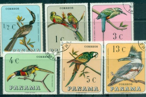 Panama-1967-Birds-CTO