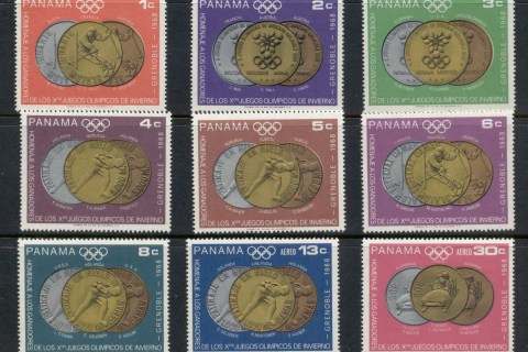 Panama-1968-Winter-Olympics-Grenoble-Medallists-MUH