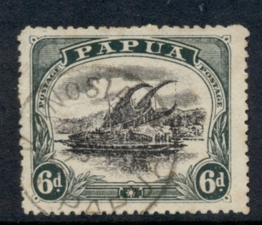 Papua-1910-Lakatoi-6d-dark-green-black-FU