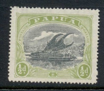 Papua-1916-31-Lakatoi-0-5d-Pale-yellow-green-myrtle-green-MLH