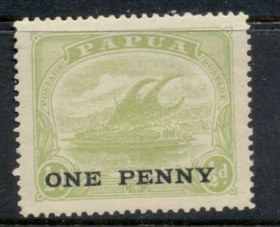 Papua-1917-Lakatoi-one-penny-Opy-on-0-5d-MLH