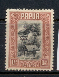 Papua-1932-Pictorial-1-5d-Tree-House-MLH