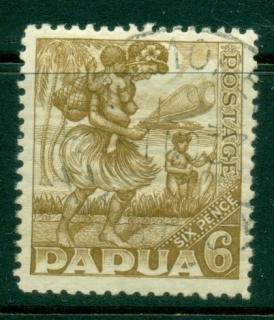 Papua-1932-Pictorial-6d-FU