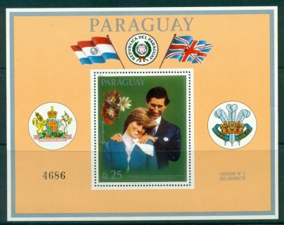 Paraguay-1981 Royal Wedding Charles & Diana