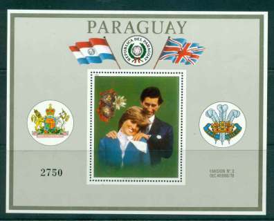 Paraguay-1981 Royal Wedding Charles & Diana