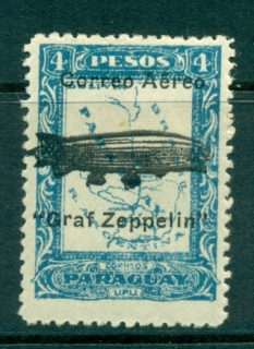 Paraguay-1931-4p-Zeppelin-Opt-MLH-lot34818