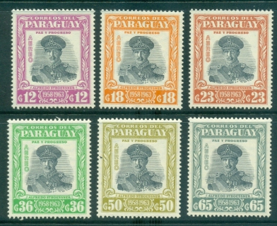 Paraguay-1958-Stroessner-Air-mail-MUH-lot35501