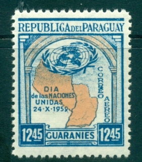 Paraguay-1959-UN-day-MUH-lot35504