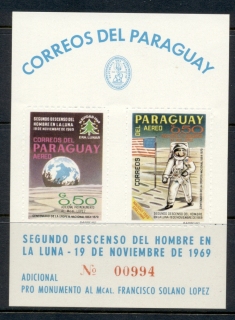 Paraguay-1971-Moon-Landing-2nd-Anniv-MS-Roulette-MUH