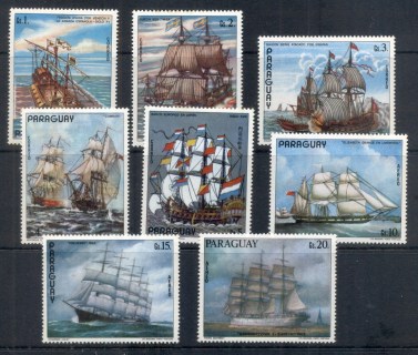 Paraguay-1976-Sailing-Ships