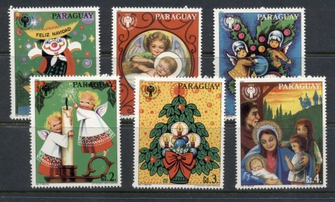 Paraguay-1981-IYC-International-year-of-the-Child-Xmas-MUH