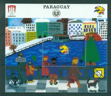 Paraguay-1984-UPU-Congress-Hamburg-MS-MHU-lot59469