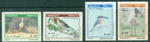Paraguay-1994-Paraguay-Argentina-Stamp-Exhibition-PARAFIL-94-Asuncion-Paraguay-Local-Birds-MUH