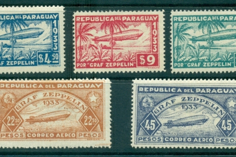 Paraguay-1933-Graf-Zeppelin-MLH-lot34819