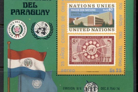 Paraguay-1976-Telephone-Centenary