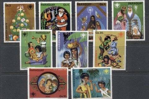 Paraguay-1980-IYC-International-year-of-the-Child-Xmas-MUH