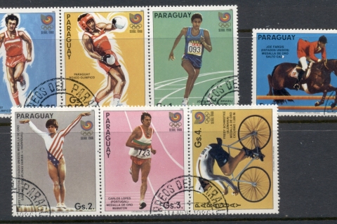 Paraguay-1986-Summer-Olympics-Seoul-CTO