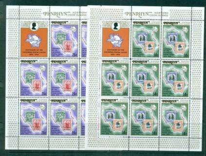 Penrhyn-Is-1974-UPU-Centenary-Sheetlets-label-MUH-lot56491