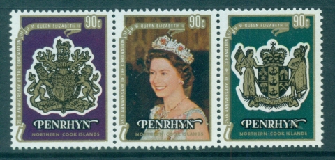 Penrhyn-Is-1978-QEII-Coronation-25th-Anniversary-MUH