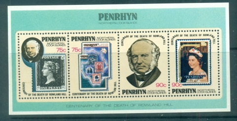 Penrhyn-Is-1979-Sir-Rowland-Hill-MS-MUH