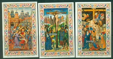 Penrhyn-Is-1980-Easter-Prayer-book-Illustrations-3x-MS-MLH