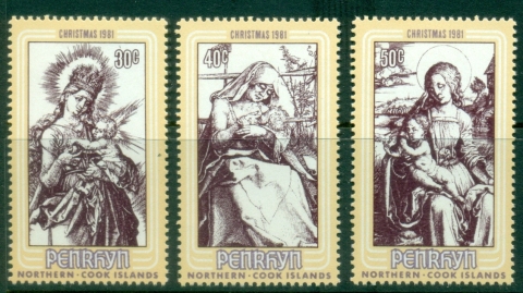 Penrhyn-Is-1981-Xmas-Durer-Engravings-MLH